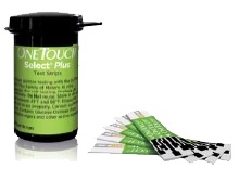 STRISCE MISURAZIONE GLICEMIA ONETOUCH SELECT PLUS 25 STRISCE - farmaidea24.com