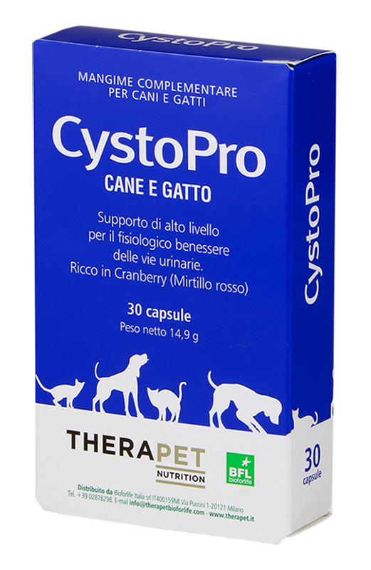 CYSTOPRO THERAPET 30 CAPSULE - farmaidea24.com