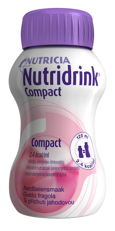 NUTRIDRINK COMPACT FRAGOLA 4X125 ML - farmaidea24.com