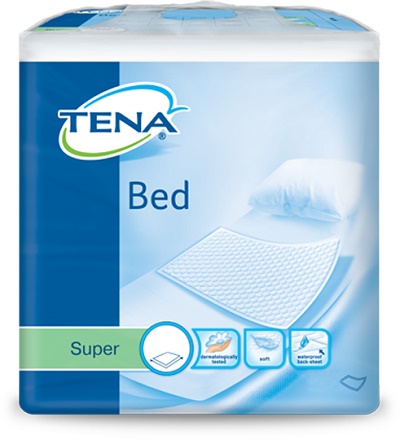 TRAVERSA PER INCONTINENZA NON RIMBOCCABILE TENA BED SUPER 60X90CM 35 PEZZI - farmaidea24.com