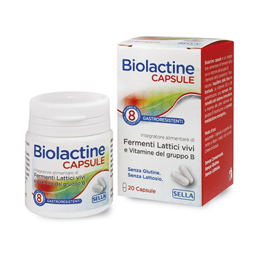 BIOLACTINE FERMENTI + VITAMINE 20 CAPSULE - farmaidea24.com