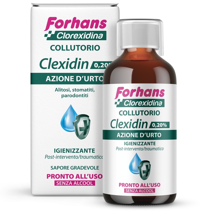 FORHANS CLEXIDIN 0,20 SENZA ALCOOL 200 ML - farmaidea24.com