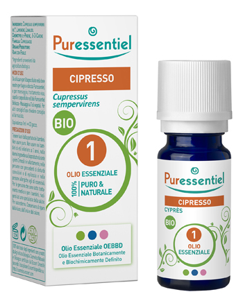 PURESSENTIEL CIPRESSO OLIO ESSENZIALE BIO 10 ML - farmaidea24.com