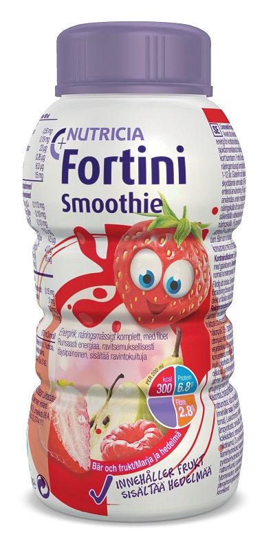 FORTINI SMOOTHIE MULTI FIBRE GUSTO FRUTTI ROSSI 200 ML - farmaidea24.com