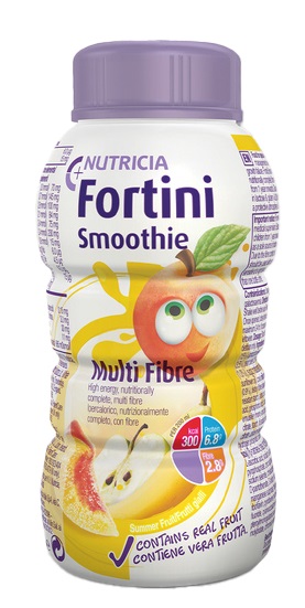 FORTINI SMOOTHIE MULTI FIBRE GUSTO FRUTTI GIALLI 200 ML - farmaidea24.com