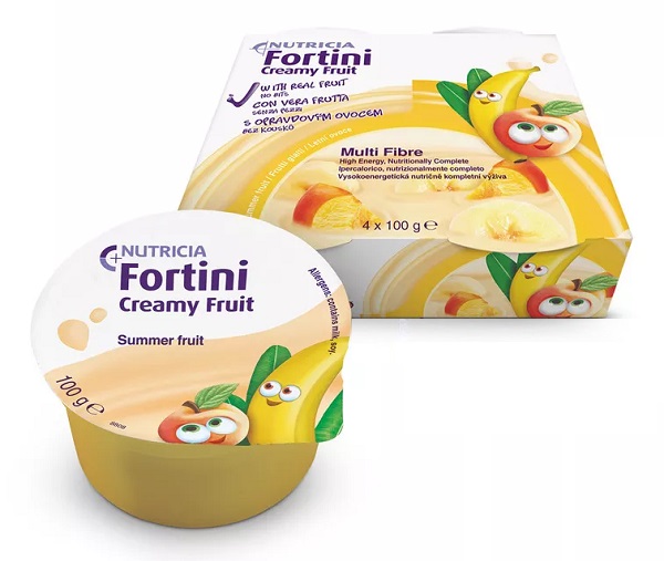 FORTINI CREAMY FRUIT MULTI FIBRE FRUTTI GIALLI 4X100 G - farmaidea24.com