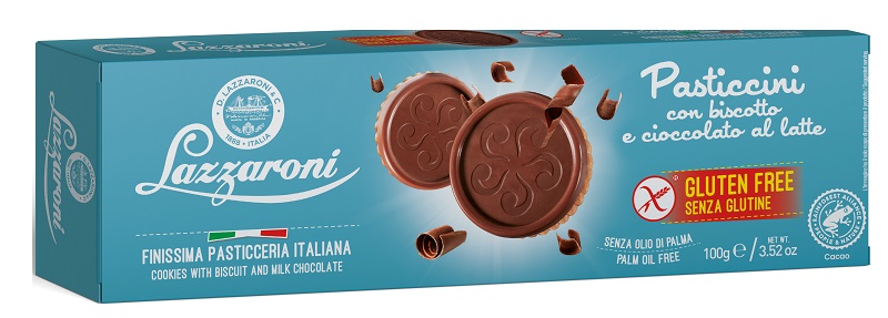 PASTICCINI BISCOTTO/CIOCCOLATO AL LATTE 100 G - farmaidea24.com