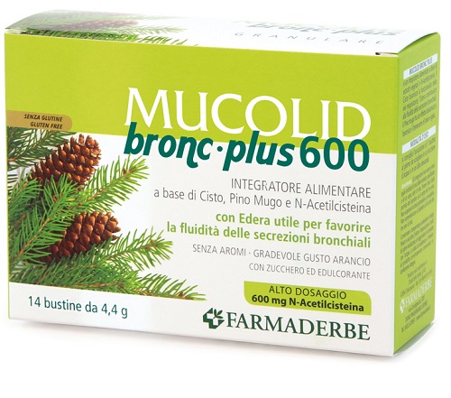 MUCOLID BRONC PLUS 600 14 BUSTINE - farmaidea24.com