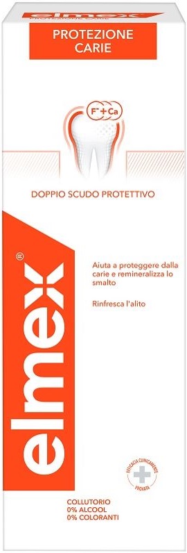 ELMEX PROTEZIONE CARIE COLLUTORIO FLUORURO AMMINICO 400 ML - farmaidea24.com