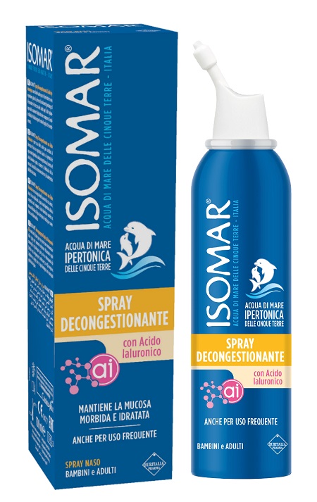 ISOMAR SPRAY DECONGESTIONANTE ACIDO IALURONICO 100 ML - farmaidea24.com