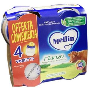 MELLIN OMOGENEIZZATO MANZO 4X80 G - farmaidea24.com