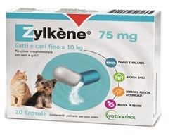 ZYLKENE CANI E GATTI FINO A 10KG 20 CAPSULE 75 MG - farmaidea24.com
