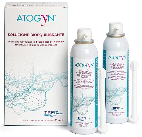 ATOGYN DISPOSITIVO IGIENE VAGINALE E RIPRISTINO PH FISIOLOGICO BAG ON VALVE 2 PEZZI DA 125ML - farmaidea24.com