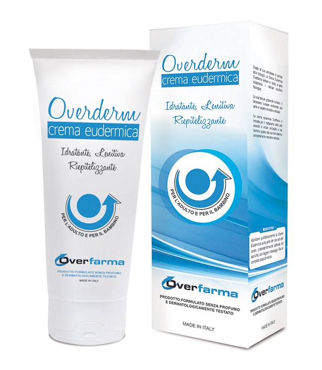 OVERDERM CREMA EUDERMICA IDRATANTE LENITIVA PER ADULTI E BAMBINI 75 ML - farmaidea24.com
