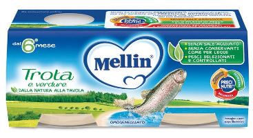 MELLIN OMOGENEIZZATO TROTA 2 X 80 G - farmaidea24.com