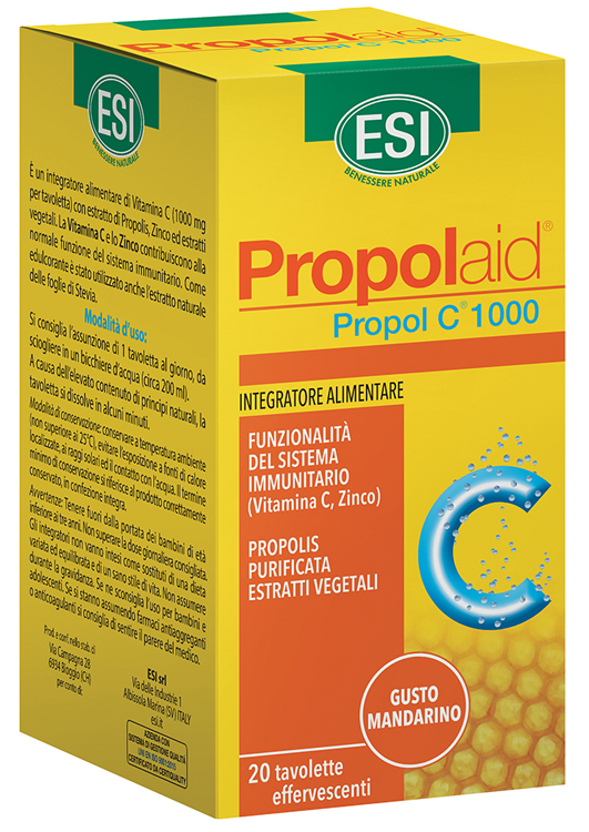 ESI PROPOLAID C 1000 20 TAVOLETTE EFFERVESCENTI - farmaidea24.com