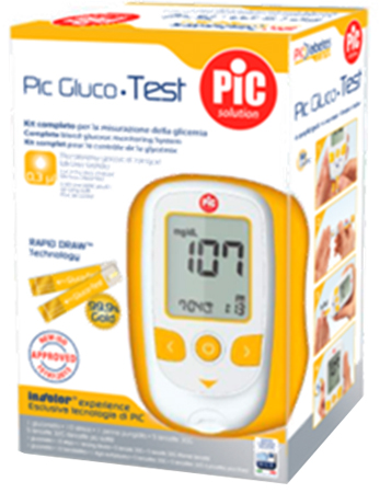 PIC GLUCOTEST KIT GLUCOMETRO - farmaidea24.com