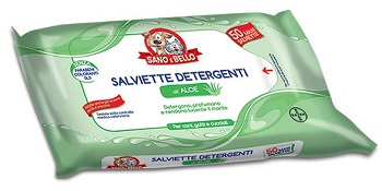 SANO E BELLO SALVIETTE DETERGENTI ALL'ALOE 50 PEZZI - farmaidea24.com
