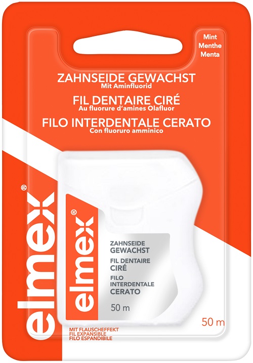 ELMEX FILO INTERDENTALE CERATO 50 METRI - farmaidea24.com