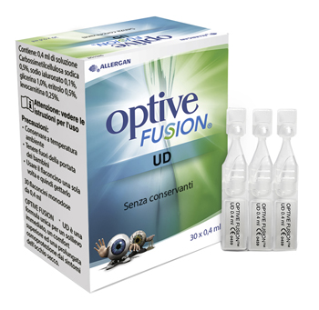 OPTIVE FUSION UD SOLUZIONE OFTALMICA STERILE 30 FLACONCINI MONODOSE 0,4 ML - farmaidea24.com