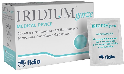 IRIDIUM GARZA OCULARE MEDICATA IN TESSUTO NON TESSUTO 20 PEZZI - farmaidea24.com