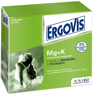 ERGOVIS MG+K 20 BUSTE 10 G - farmaidea24.com