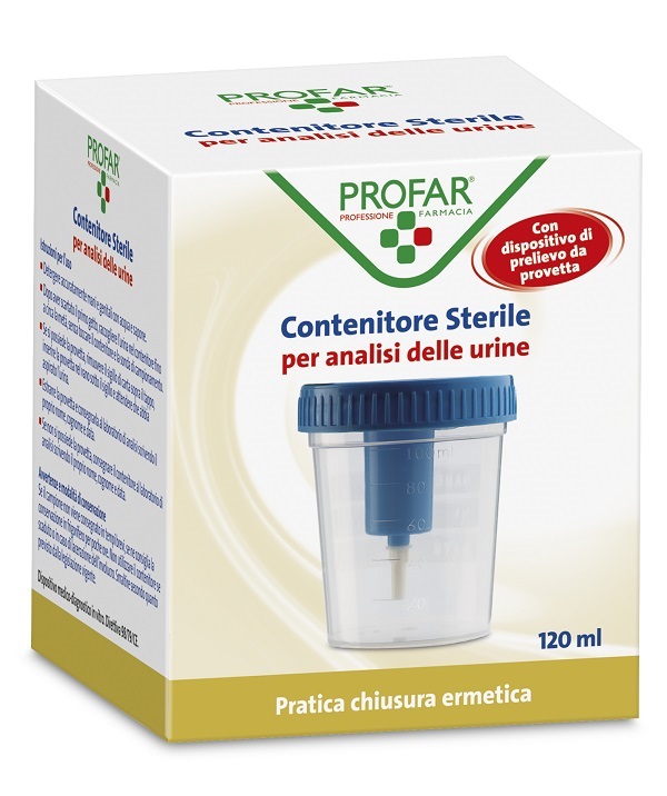CONTENITORE URINE PROFAR CON TAPPO DI SICUREZZA 120ML - farmaidea24.com