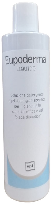EUPODERMA LIQUIDO SOLUZIONE DETERGENTE PER PIEDE DIABETICO 300 ML - farmaidea24.com