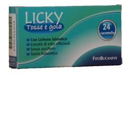 LICKY CARAMELLE ADULTI PER TOSSE E GOLA SENZA ZUCCHERO 70 G - farmaidea24.com