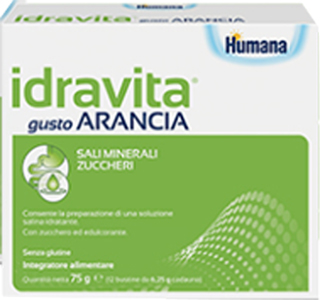 IDRAVITA GUSTO ARANCIA 12 BUSTINE DA 6,25 G - farmaidea24.com