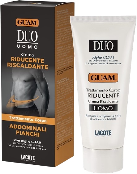 GUAM DUO UOMO RIDUCENTE CREMA RISCALDANTE 200 ML - farmaidea24.com