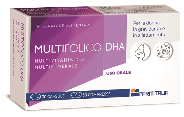 MULTIFOLICO DHA 30 CAPSULE + 30 COMPRESSE - farmaidea24.com
