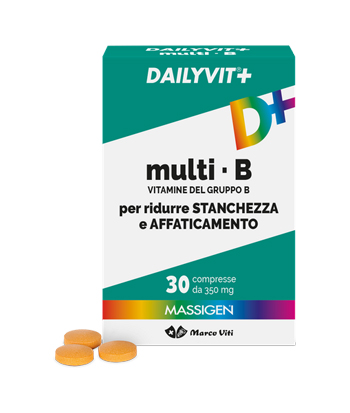 MASSIGEN MULTI B VITAMINE DEL GRUPPO B 30 COMPRESSE RIVESTITA DA 364 MG - farmaidea24.com