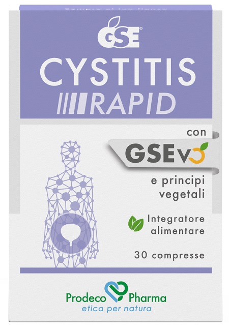 GSE CYSTITIS RAPID 30 COMPRESSE - farmaidea24.com