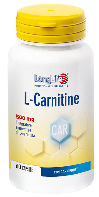 LONGLIFE L-CARNITINE 60 CAPSULE DI GELATINA DA 960 MG - farmaidea24.com
