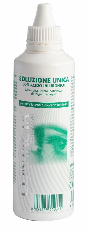 SOLUZIONE OCULARE CON ACIDO IALURONICO CONTACTA 100 ML MARCHIO CE - farmaidea24.com