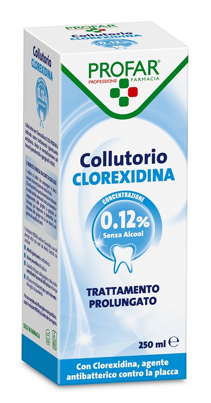 COLLUTORIO CLOREXIDINA 0,12% 250 ML PROFAR - farmaidea24.com