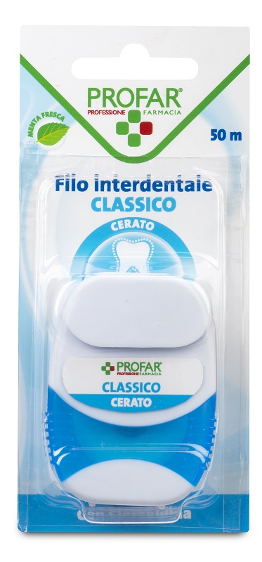 FILO INTERDENTALE CON CLOREXIDINA 50 M PROFAR - farmaidea24.com