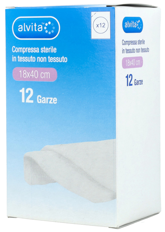 GARZA COMPRESSA TNT 18X40CM 12 PEZZI - farmaidea24.com