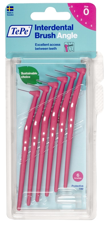 TEPE ANGLE SCOVOLINO ROSA 0,4MM 6 PEZZI - farmaidea24.com