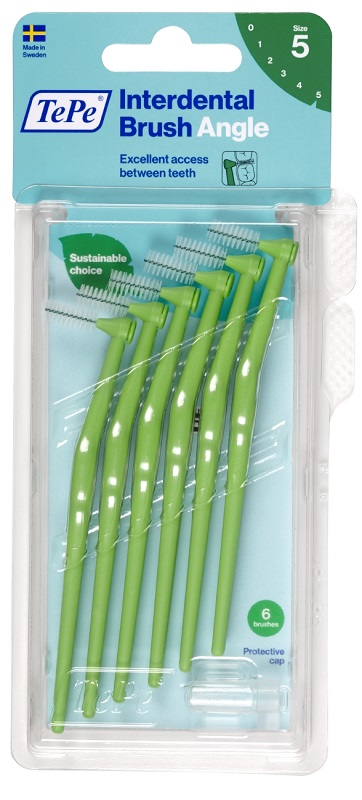 TEPE ANGLE SCOVOLINO VERDE 0,8MM 6 PEZZI - farmaidea24.com