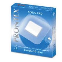 GARZA COMPRESSA PRONTEX AQUA PAD 10X8CM 5 PEZZI - farmaidea24.com