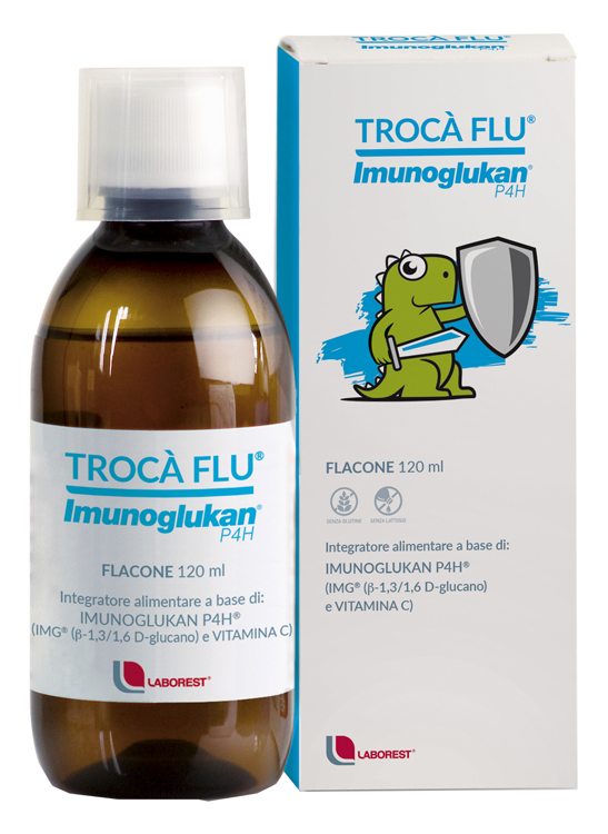 TROCA' FLU' IMUNOGLUKAN FLACONE 120 ML - farmaidea24.com
