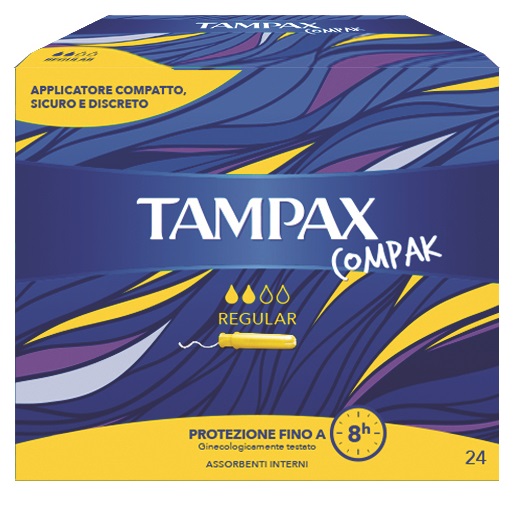 TAMPAX COMPAX REGULAR 24 PEZZI - farmaidea24.com