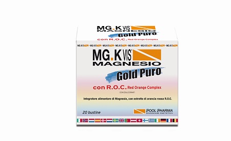 MGK VIS MAGNESIO GOLD PURO 20 BUSTE - farmaidea24.com