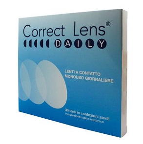 CORRECT LENS DAILY LENTI CONTATTO MONOUSO GIORNALIERE 1,75 30 PEZZI - farmaidea24.com