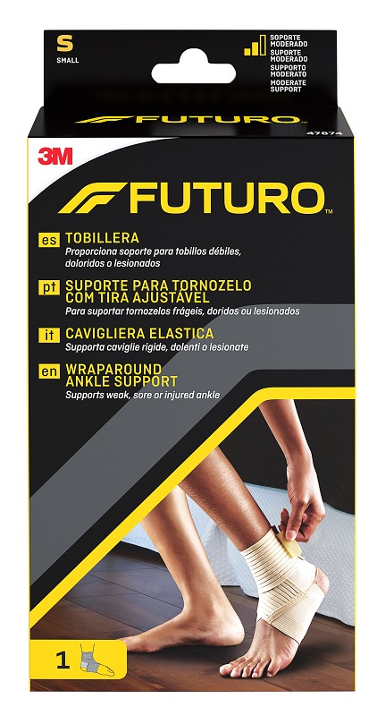 CAVIGLIERA ELASTICA FUTURO MEDIUM DIMENSIONE 20,5/23CM - farmaidea24.com
