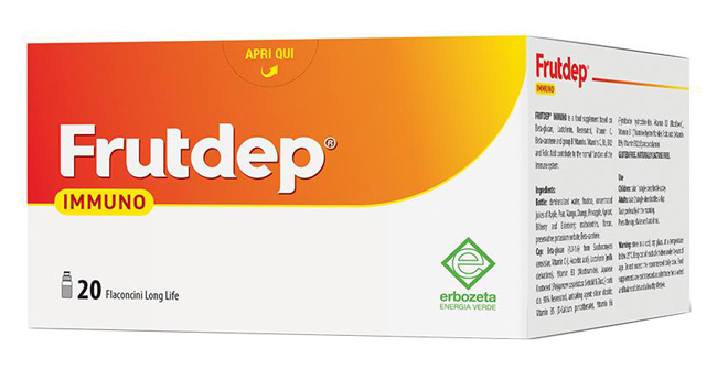 FRUTDEP IMMUNO 20 FLACONCINI 10 ML - farmaidea24.com