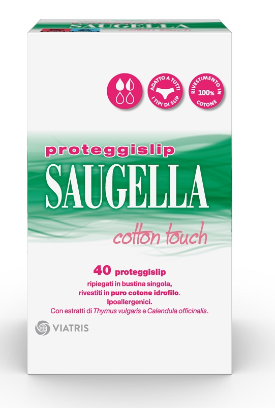 SAUGELLA ASSORBENTI COTTON TOUCH PROTEGGISLIP 40 PEZZI - farmaidea24.com