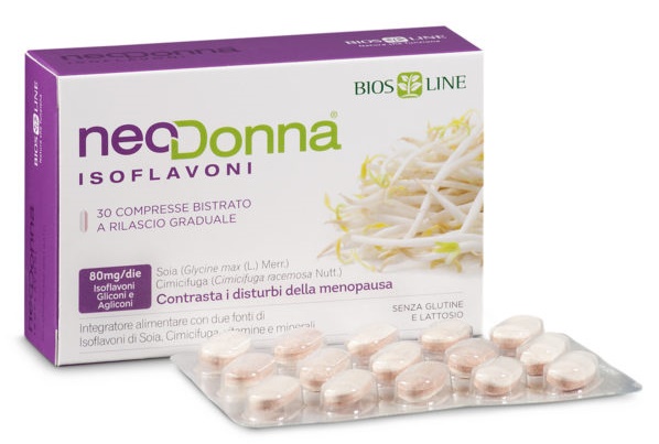 BIOSLINE NEODONNA ISOFLAVONI 60 COMPRESSE - farmaidea24.com